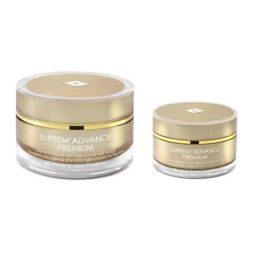 Méthode Jeanne Piaubert SUPREM’ADVANCE PREMIUM Crema Antiedad Día y Noche, Reduce Arrugas, Hidrata, Reafirma, Estuche 2 pz