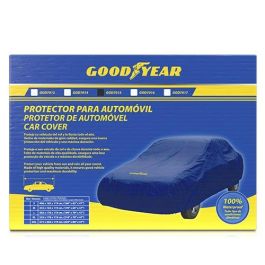 Good Year Funda Cubre Coche Talla L GOD7015 Exterior Interior Impermeable Protección UV Azul