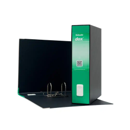 Esselte Archivador de palanca Dox folio en carton forrado, lomo 80 mm con caja, color verde, 352x288x85 mm Precio: 17.061. SKU: B1C2K2WZNH
