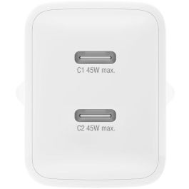 4smarts PDPlug Dual 45W GaN Cargador Carga Rápida Blanco