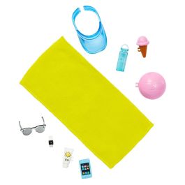 Barbie Muñeco Ken Día De Playa HPL74 Mattel Muñeco con Accesorios Playeros para Niños y Niñas +3 Años