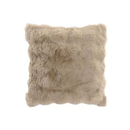 DKD Home Decor Cojín Decorativo Urban Beige de Poliéster 45x45 cm con Efecto Pelo de Conejo y Cremallera (Set de 2) Precio: 18.49999976. SKU: B189AVQ23X