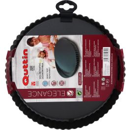 Quttin Molde para Tartas Desmontable, 24 cm x 2.8 cm, Redondo (12 Unidades)