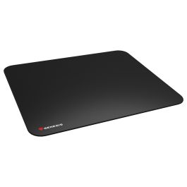 GENESIS Alfombrilla de Ratón Gaming Carbon 500 L LOGO Negra Superficie Speed Impermeable 400x330mm