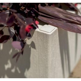 Jardinera - ETHICA - Grafito - Cuadrada con enrejado - 38 L - STEFANPLAST Jardinera - ETHICA - Grafito - Cuadrada con enrejado - 38 L - STEFANPLAST