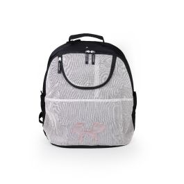 United Pets Mochila Transportín para Perros Urban Reverse Backpack Eco de PET Reciclado Apta Cabina Avión Máx. 7kg Negro Rosa