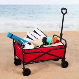 Carro de playa plegable 65x40x48/94cm Carro de playa plegable 65x40x48/94cm