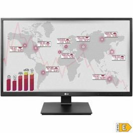 LG 27BK55YP-W Monitor Profesional IPS LED 27" Full HD 1080p Negro con USB HDMI DisplayPort y Altavoces Integrados, Ergonómico Ajustable