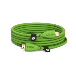 RODE Cable HDMI 3m Alta Velocidad con Ethernet, 18 Gbps, 4K60, Grosor 6mm, Color Verde Precio: 21.49999995. SKU: B1CLRTRX4T