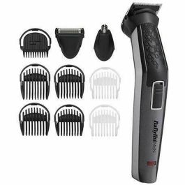 Babyliss MT727E Recortadora Multifunción 10 en 1 para Barba y Cuerpo, Cuchillas Titanio Carbono, Inalámbrica 60 Min