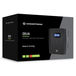 Conceptronic ZEUS08E SAI Interactivo 1500 VA 900 W Schuko Onda Sinusoidal Simulada