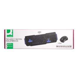 Set Teclado Y Raton Q-Connect Inalambrico Compatible Windows Color Negro