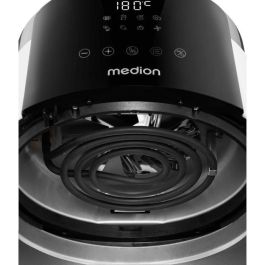 Medion MD13030 Freidora de Aire Caliente Digital Airfryer 1500W 4.7L Temporizador 60 Minutos Hasta 200°C Blanco