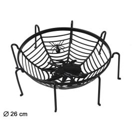 Cesta Decorativa Negra 26x10 cm con Diseño Telaraña y Araña para Halloween - Ideal Golosinas y Fiestas Temáticas Precio: 1.49999949. SKU: B1JTGBBTJ8