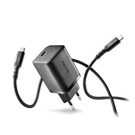 NGS BUD65W-C Cargador de Pared GaN 65W con USB-C y Cable Tipo-C a Tipo-C de 1.5m para Smartphones y Portátiles