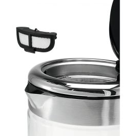 WMF 04131800 Hervidor de Agua Eléctrico KÜCHENminis Vario, 1L, Vidrio y Acero Inoxidable, 1960W, Termostato