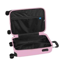 Safta Trolley Cabina 20" Minnie Mouse "Me Time" 34,5x55x20cm Rosa Claro Poliéster