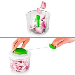 Tescoma Picadora Giratoria Handy con Cuchillas de Acero Inoxidable Ø14 x 13,5 cm