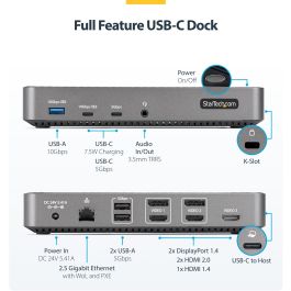 Hub USB Startech 116E-USBC-DOCK
