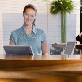 MAMPARA PROTECTORA APPROX APPAPSFRONT - 1000*600MM - METACRILATO TRANSPARENTE 5MM - ALTURA VENTANA 7CM