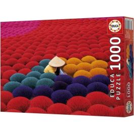 Educa Puzzle 1000 piezas Aldea Del Incienso, Vietnam - Incluye cola FIX PUZZLE® - Edad +14 años
