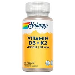 Vitamina D3 + K-2 60 Vegcaps Vitamina D3 + K-2 60 Vegcaps Precio: 18.9500003. SKU: S0582293