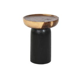 Mesita Auxiliar Item Home DKD Home Decor Negro Natural 35 x 46 x 35 cm Precio: 118.49999964. SKU: B14PN2RHJC
