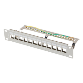 Lanberg PPKS-9212-S Panel de Conexiones FTP 12 Puertos 1U 10" con Organizador Keystone Gris Precio: 9.5000004. SKU: B1J8QWLEN3