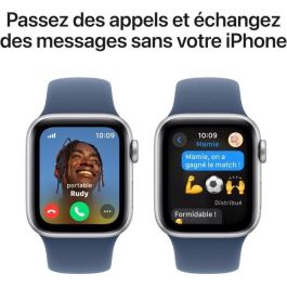 Apple WATSECEL40SILSM Watch SE GPS + Cellular 40 mm Caja de aluminio plateada Correa deportiva vaquera S/M Apple WATSECEL40SILSM Watch SE GPS + Cellular 40 mm Caja de aluminio plateada Correa deportiva vaquera S/M