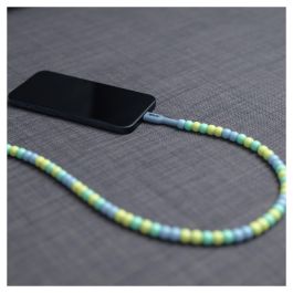 Club3D Lifestyle Perlen-Kabel USB-C a USB-C PD 60W 480 Mbps 2 m Cable Azul y Verde para Datos y Carga Rápida