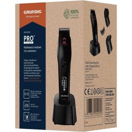 GRUNDIG CORTAPELO RECARGABLE PARA BARBA CON DISPLAY DE CARGA - USO WET & DRY - INCLUYE ACCESORIOS