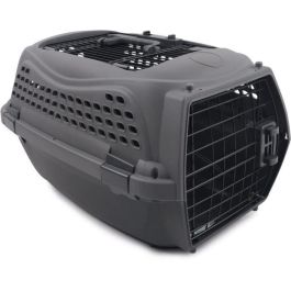 M.PETS Jaula de Transporte para Gatos ECO GIRO - Jaula de Plástico - Talla S - Gris Precio: 39.88999982. SKU: B1388MWAE4
