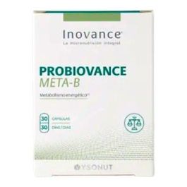 INOVANCE Probiovance Meta-B 30Cap. Complemento alimenticio con fermentos lácticos y vitaminas B1, B2, B12 Precio: 29.5000002. SKU: B16Y8QNDN5