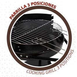 Barbacoa de carbón redonda aktive 42x76,5 cm Barbacoa de carbón redonda aktive 42x76,5 cm