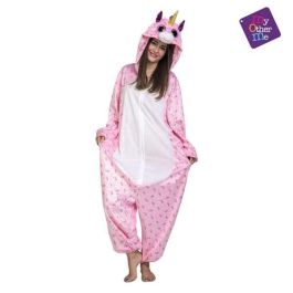 My Other Me Disfraz Big Eyes Unicornio Rosa Talla M (Mono Con Capucha)