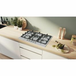 Bosch PGQ7B5K90 Placa de Gas Serie 4 de 5 Fuegos en Acero Inoxidable - 52 x 75 x 4,5 cm