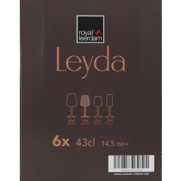 Royal Leerdam Set 6 Copas Vino 43 cl "Leyda"