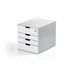 DURABLE VARICOLOR MIX 4 SAFE - Cajonera de oficina con 4 cajones A4 gris, bloqueable Precio: 126.79000004. SKU: B1D6QG5SB8