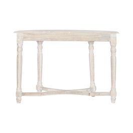 Consola Romantico DKD Home Decor Blanco Natural 38.1 x 82 x 114.3 cm