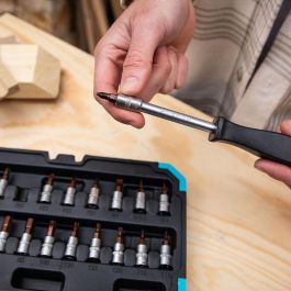 Caja de Herramientas Cecotec KRK 2200 Acero Acero al cromo vanadio 46 Piezas