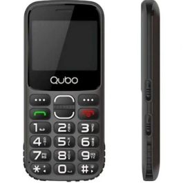Qubo X-230BKC 4G Teléfono Móvil para Personas Mayores - Negro, Pantalla 2.31", Dual SIM, Botón SOS, Base de Carga