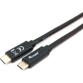 Equip Cable USB C Macho - Macho USB 3.2 Gen 1 (3.1 Gen 1) Negro 2m EQ128347