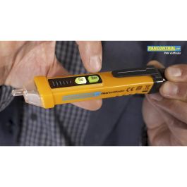 Pancontrol Probador de voltaje sin contacto y detector magnético, LED rojo y señal acústica, 100-600V, Cat III 1000V