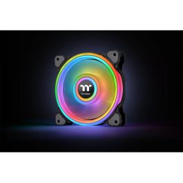 Thermaltake Riing Quad 12 RGB Radiator Fan TT Premium Edition 120mm Negro 3 Pack Ventilador RGB