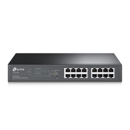 TP-Link TL-SG1016PE Gestionado L2 Gigabit Ethernet (10/100/1000) Energía sobre Ethernet (PoE) 1U Negro Precio: 137.50000044. SKU: S5601083
