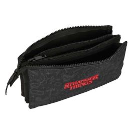 Bolso Escolar Portatodo Safta Triple Stranger Things 120x220x30 mm Bolso Escolar Portatodo Safta Triple Stranger Things 120x220x30 mm