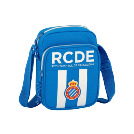 Safta Bandolera Pequeña RCD Espanyol 16x22x6 cm Blanco y Azul Precio: 14.49999991. SKU: S4300920