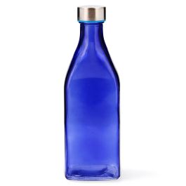 Quid Botella Mesa Habitat Vidrio con Tapón 1 L (6 Unidades) Azul Ecológico Saludable Higiénico Reciclable No Poroso Larga Duración Apto Frigorífico Precio: 14.49999991. SKU: S2704841