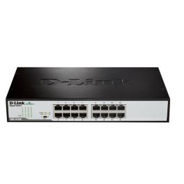 D-Link DGS-1016D/E Switch Gigabit 16 Puertos RJ-45 10/100/1000 Mbps con Ahorro de Energía D-Link Green y Diseño de Sobremesa