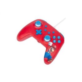 Power A Mando con Cable NSGP0001-01 para Nintendo Switch, Mario Woo-hoo! con Botones Programables y Conector para Auriculares, 3m, Compatible con Switch y OLED